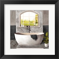 Marble Bath I black & white Fine Art Print