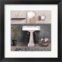 Serene Bath I black & white Fine Art Print