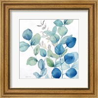 Eucalyptus Leaves Navy II Fine Art Print