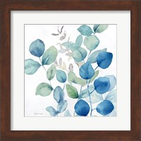 Eucalyptus Leaves Navy II Fine Art Print
