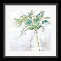 Eucalyptus Vase I Framed Print