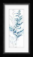 Indigo Botanical panel III Framed Print