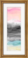 Pink Sunset Abstract panel I Fine Art Print