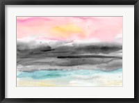 Pink Sunset Abstract landscape Fine Art Print