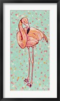 Flamingo Panel I Fine Art Print