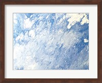 Earth Blues Abstract landscape Fine Art Print
