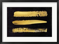 Golden Stripes I Framed Print
