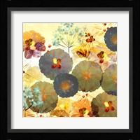 Textured Hedgerow Rust Square Fine Art Print