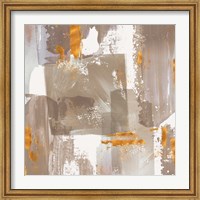 Icescape Abstract Grey Gold II Fine Art Print
