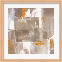 Icescape Abstract Grey Gold II Fine Art Print