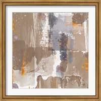 Icescape Abstract Grey Gold IV Fine Art Print