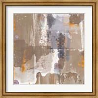 Icescape Abstract Grey Gold IV Fine Art Print
