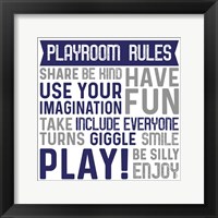 Playroom Rules II Fine Art Print