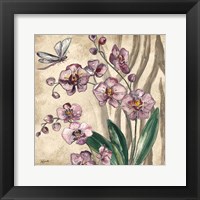 Boho Orchid & Dragonfly II Fine Art Print