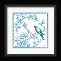 Chinoiserie Tile II Framed Print