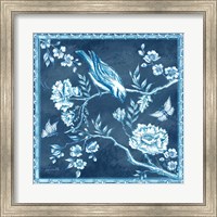 Chinoiserie Tile Blue I Fine Art Print