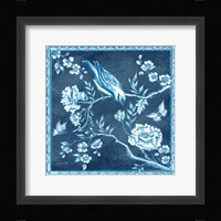 Chinoiserie Tile Blue I Framed Print