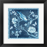 Chinoiserie Tile Blue I Fine Art Print