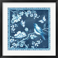 Chinoiserie Tile Blue II Fine Art Print