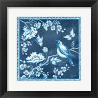 Chinoiserie Tile Blue II Fine Art Print