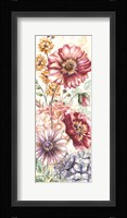 Wildflower Medley Panel Cream I Framed Print