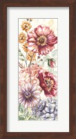 Wildflower Medley Panel Cream I Fine Art Print