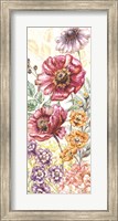 Wildflower Medley Panel Cream II Fine Art Print