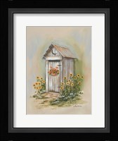 Country Outhouse I Fine Art Print