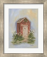 Country Outhouse II Fine Art Print
