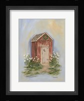 Country Outhouse II Fine Art Print