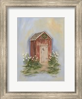 Country Outhouse II Fine Art Print