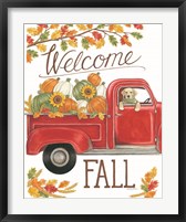 Fall Truck & Lab Fine Art Print