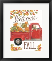 Fall Truck & Lab Fine Art Print