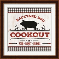 Backyard BBQ Cookout Fine Art Print