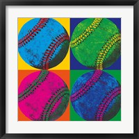 Ball Four - Baseball Framed Print