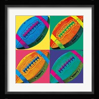 Ball Four - Football Framed Print