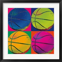 Ball Four - Basketball Framed Print