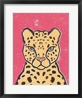 Jungle Cat Hot Pink Fine Art Print