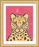 Jungle Cat Hot Pink Fine Art Print