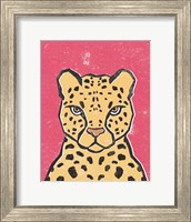 Jungle Cat Hot Pink Fine Art Print