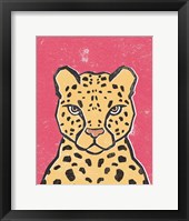 Jungle Cat Hot Pink Fine Art Print