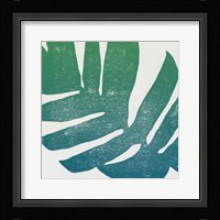 Tropical Treasures II Blue Green Framed Print