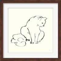 Line Kitten II Fine Art Print