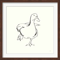 Line Duck II Fine Art Print