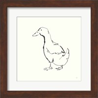 Line Duck I Fine Art Print