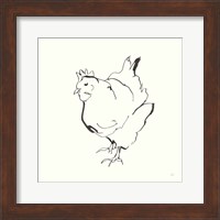 Line Chicken II Fine Art Print