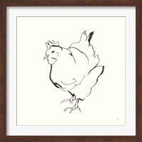 Line Chicken II Fine Art Print