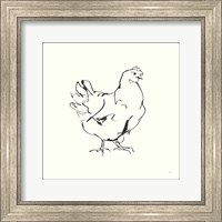 Line Chicken I Fine Art Print