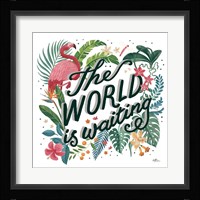 Jungle Love VIII White Fine Art Print