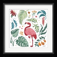 Jungle Love VI White Fine Art Print